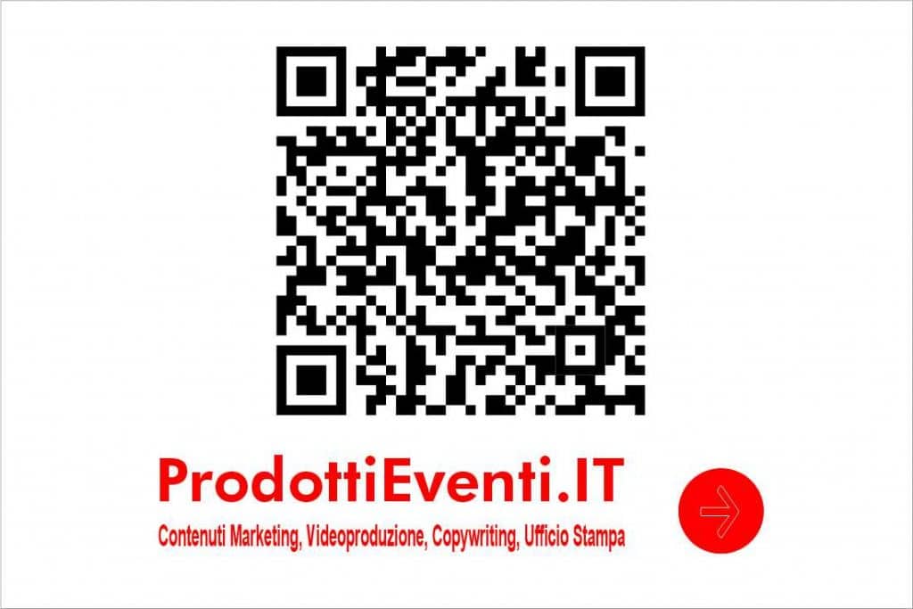 QR CODE PRODOTTI EVENTI