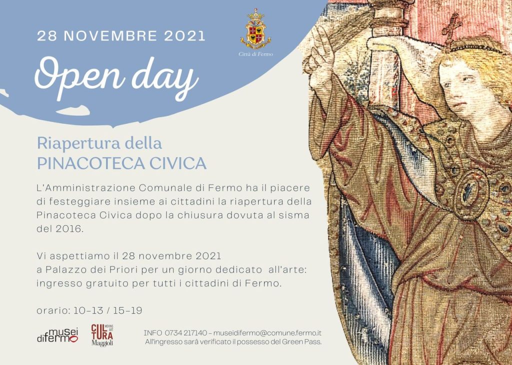 Open Day per la riapertura della Pinacoteca Civica - 28 Novembre 2021