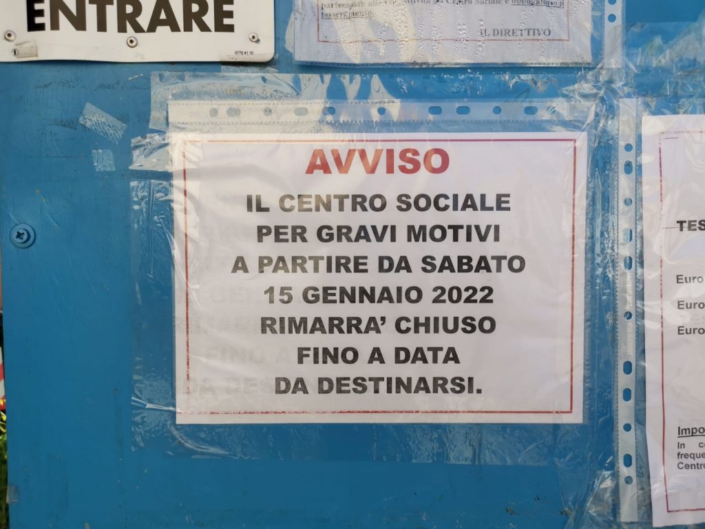 Chiuso il centro sociale di Lido Tre Archi di Fermo per gravi motivi