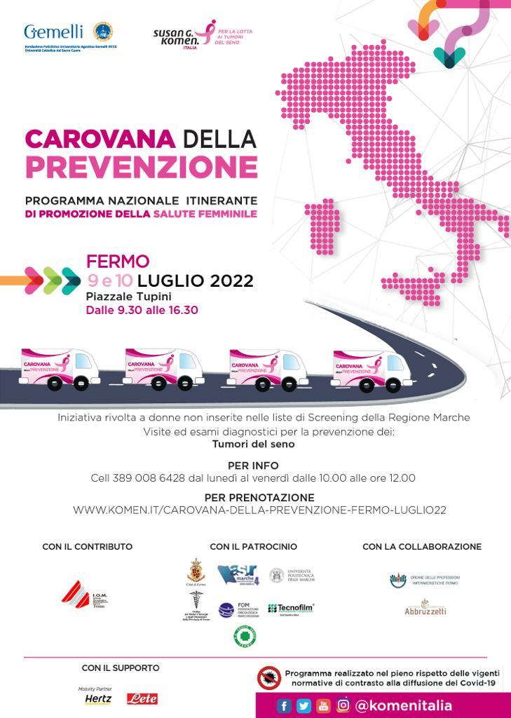 Carovana della prevenzione a Fermo