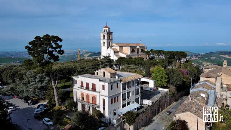 Veduta aerea della Casina delle Rose- Foto di Massimiliano Bartocci